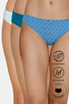 Zivame Anti-Microbial Low Rise Full Coverage Bikini Panty (Pack of 3) - Multicolor — thumbnail 1